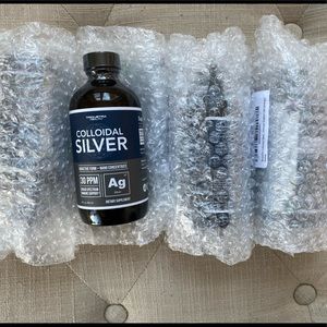 4 bottles of colloidal silver vegan gluten free